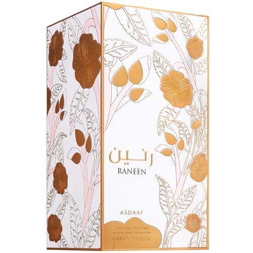 Eau de Parfum Lattafa Asdaaf Raneen spray feminino, 80 ml / 2,7 onças