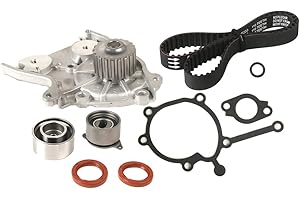 MPLUS OE SOLUTION AUTOPARTS MPLUS Timing Belt Kit TCK134 W/Water Pump Fit 89-92 for Ford Probe / 88-91 Mazda 626/90-93 Mazda B2200 / 88-92 Mazda MX-6 2.2L SOHC