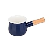 FYUEROPA Enamel Milk Pot, Butter Warmer Non-stick