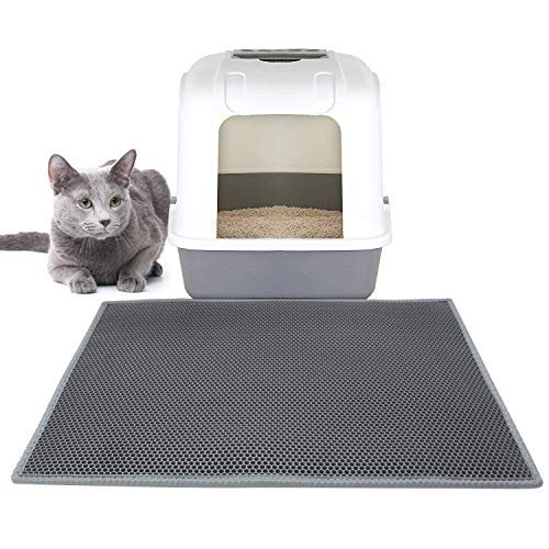 Asobeage Premium Cat Litter Mat(23”X17”) Litter Trapping Mat, Cat