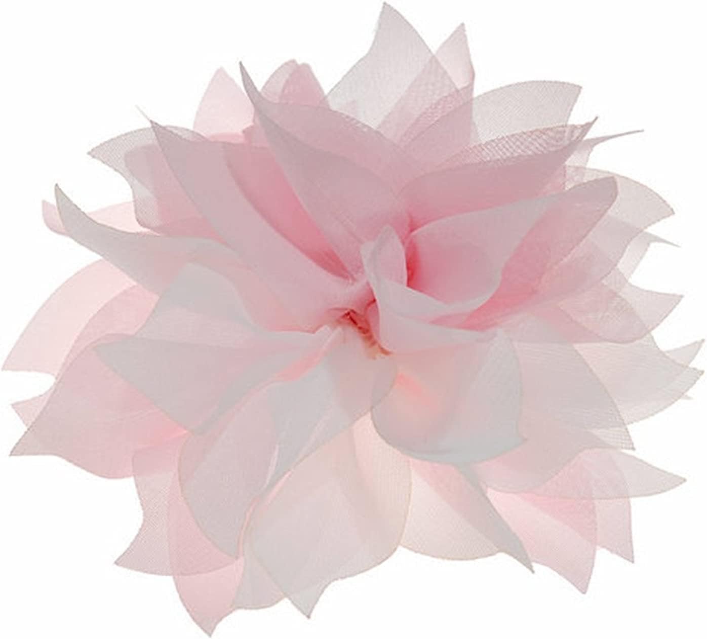 Mecool Lady Peony Party Wedding Brooch Corsage Hair Head Clip Headdress Flowers (Pink Color&acutiflorous)