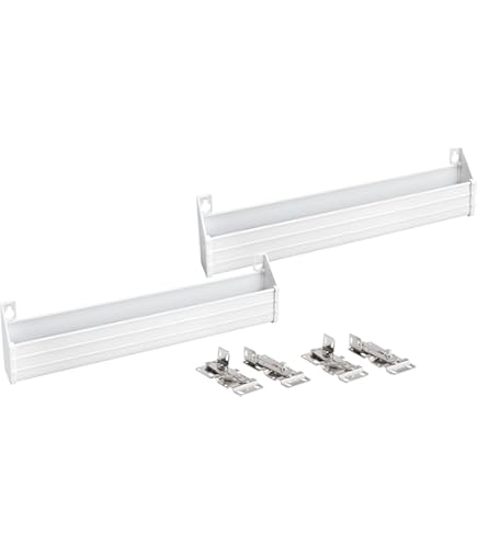 Rev-A-Shelf 36" White Tip-Out Tray For Sink Base Cabinets - Soft Close Hinge, Trim-to-Fit Design, Polymer Construction