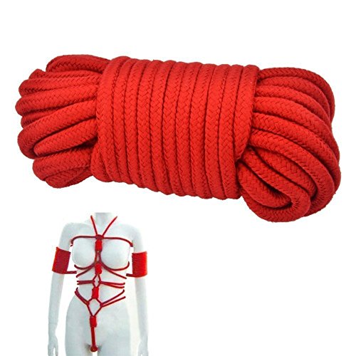 ULTRA DNA TM 32-foot 10m Long Japanese Bondage Rope Flirting Toys Red