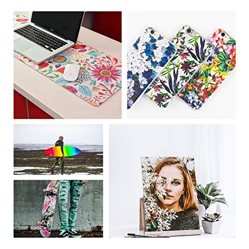 KOALA Sublimation Heat Transfer Paper 8.5X11 Inches for Inkjet Printer Compatible with Sublimation Ink 100 Sheets 100gsm