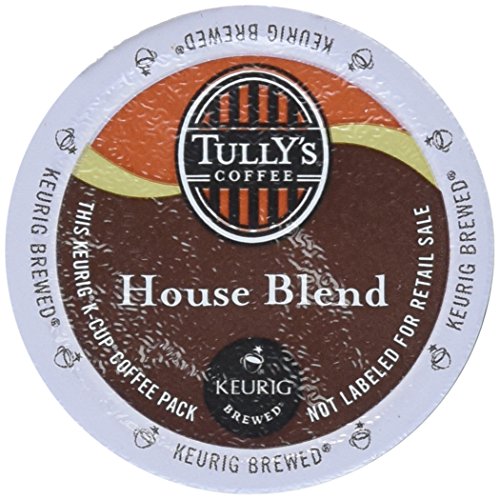 Click Here to See More Images Tully's Coffee, House Blend, K-Cup for Keurig K-Cup Brewers (MEDIUM ROAST COFFEE-EXTRA BOLD) (Pack of 96)