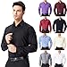 Stylish Casual Slim Fit Basic Designed Button Down Shirts PJ5252-1 M Black