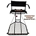 Copper Ridge Outdoors Tree Stand - Ultra Comfort Deluxe Hang On - 24x32 in Foot Platform, Flip Up Mesh Seat and Padded Arm Rests, 300lb Weight Capacity, Hang-On Treestand for Hunting