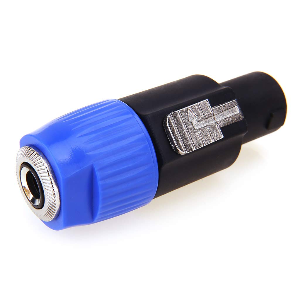 NANYI 1.7 Inch 1/4 Inch to NL4FC Male Audio Adapter for Speaker/Amplifier/Mixer