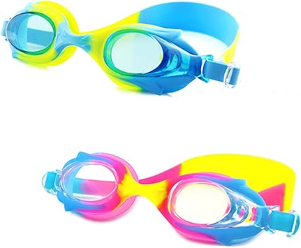 Amazon スイミング ゴーグル 子供用 水漏れ防止 曇り止めスイムゴーグル シリコーン水中メガネ 少年 男の子 女の子向け 3 9歳対象モデル 2パック Sealen スイミングゴーグル