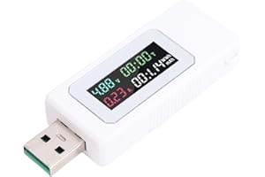 Generic USB Digital Multimeter Flexible Testing for Chargers and Mobile Power Banks, Voltage Current Tester with Intelligent 
