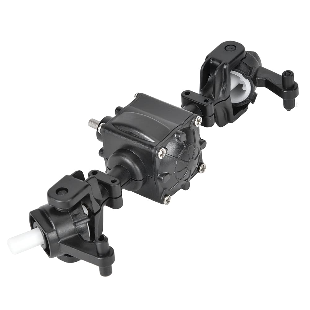 VGEBY RC Gear Front Axle, 1/16 Gear Differential Axle Metal Drive Shaft for FY004 Q64 Q60 WPL B36 MN77 6 Wheel RC Car(Front Axle) Model Toy