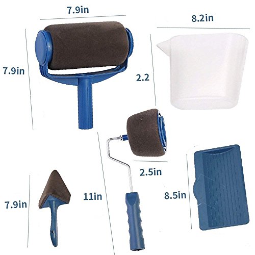 Paint Runner Pro Roller Brush Painting Handle Tool No Prep, No Mess