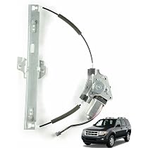A-Premium Rear LH Power Window Regulator W/Motor For Cadillac DeVille 2000-2005