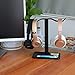 Neetto Dual Headphones Stand for Desk, Headsets Holder Hanger for Sennheiser, Sony, Audio-Technica, Bose, Beats, Akg, Gaming Headset Display Mount - HS908