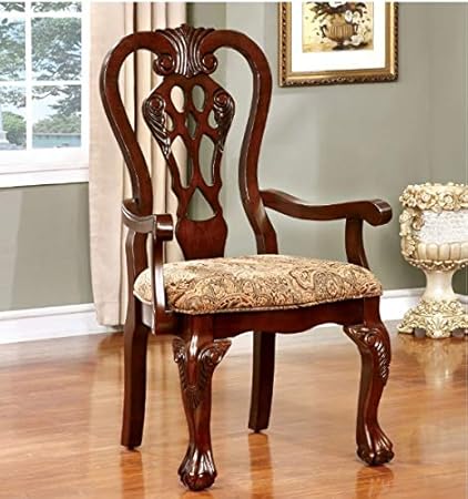 Shilpi Handicrafts Wooden Hand Carved Royal Look Chair Teak Wood 3 Amazon In Furniture Antique Hand Carved Wood Chairs