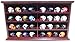 Pocket Pro Pocket Size Mini Football Helmet Display Case Cabinet Holders Rack w/UV Protection, Mahogany Finish