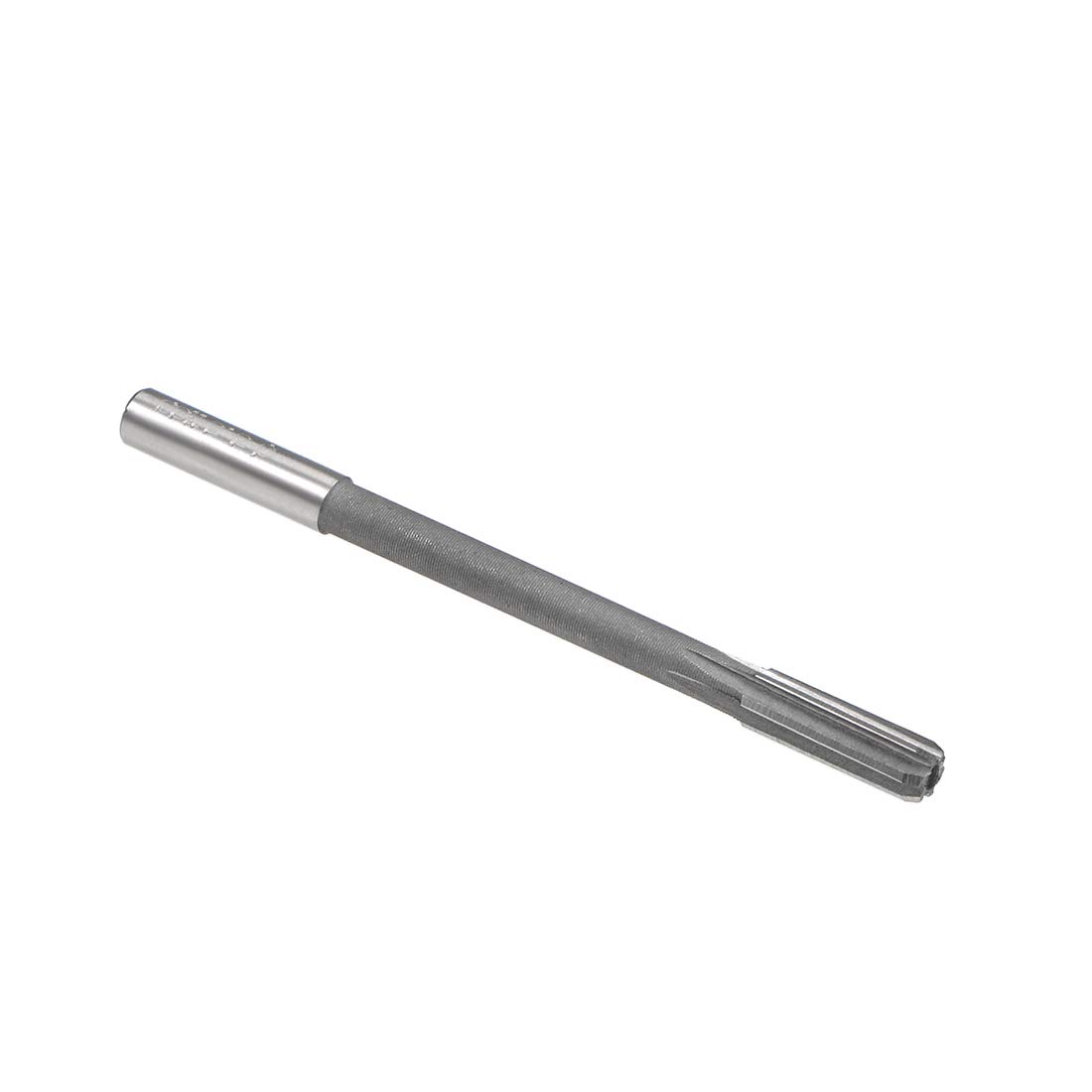 sourcing map Chucking Reamer 5.5mm, H8 HSS Lathe Machine Reamer 6 Straight Flutes, Round Shank Milling Cutting Tool, Metric Reaming Drill Bit for Stainless Steel Metal Hole