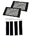 JAVOedge (2 Pack - Large NETS) Hook and Loop Adhesive Tape Storage Net Car Accessories Interior Organizer for Cars, Truck, RV