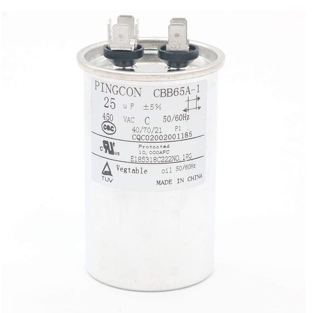 Fasizi 25uF CBB65 Capacitor Motor Running for Air Conditioner 450VAC SH 40/70/21 50/60Hz