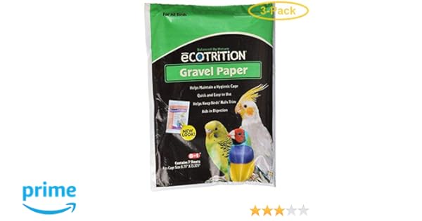 gravel paper for bird cages