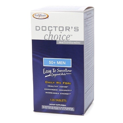 Enzymatic Therapy Doctor's Choice Multivitamin, 50+ Men, Tablets 120 ea Enzymatic Therapy Doctor's Choice Multivitamin, 50+ Men, Tablets 120 ea