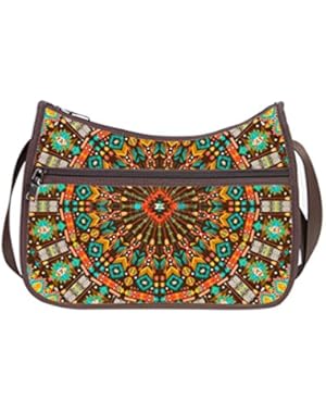 JIUDUIDODO Oxford Fabric Custom Cool Aztecs Cross Body Handbags Casual Bags (Twin Sides)