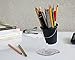 zoohot Creative Pencil Holder, Design Floating Bucket Pen Case Container Ideal Desk Accessory , Cute Pencil Holder for Desk,Red