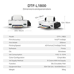 Procolored F13 Panda DTF Printer A3 L1800 Apparel