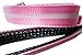 Godoggie USB Rechargeable Glow LED Dog Leash with Padded Handle and D-Ring, 4-Feet, Pink
