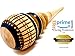 Alondra's Imports (TM) Elegantly Handcrafted, Genuine Mexican Hot Chocolate Frother & Stirrer (Wood Wisk - Cocoa Mixer Stirrer Frother - Molinillo De Madera Para Chocolate)