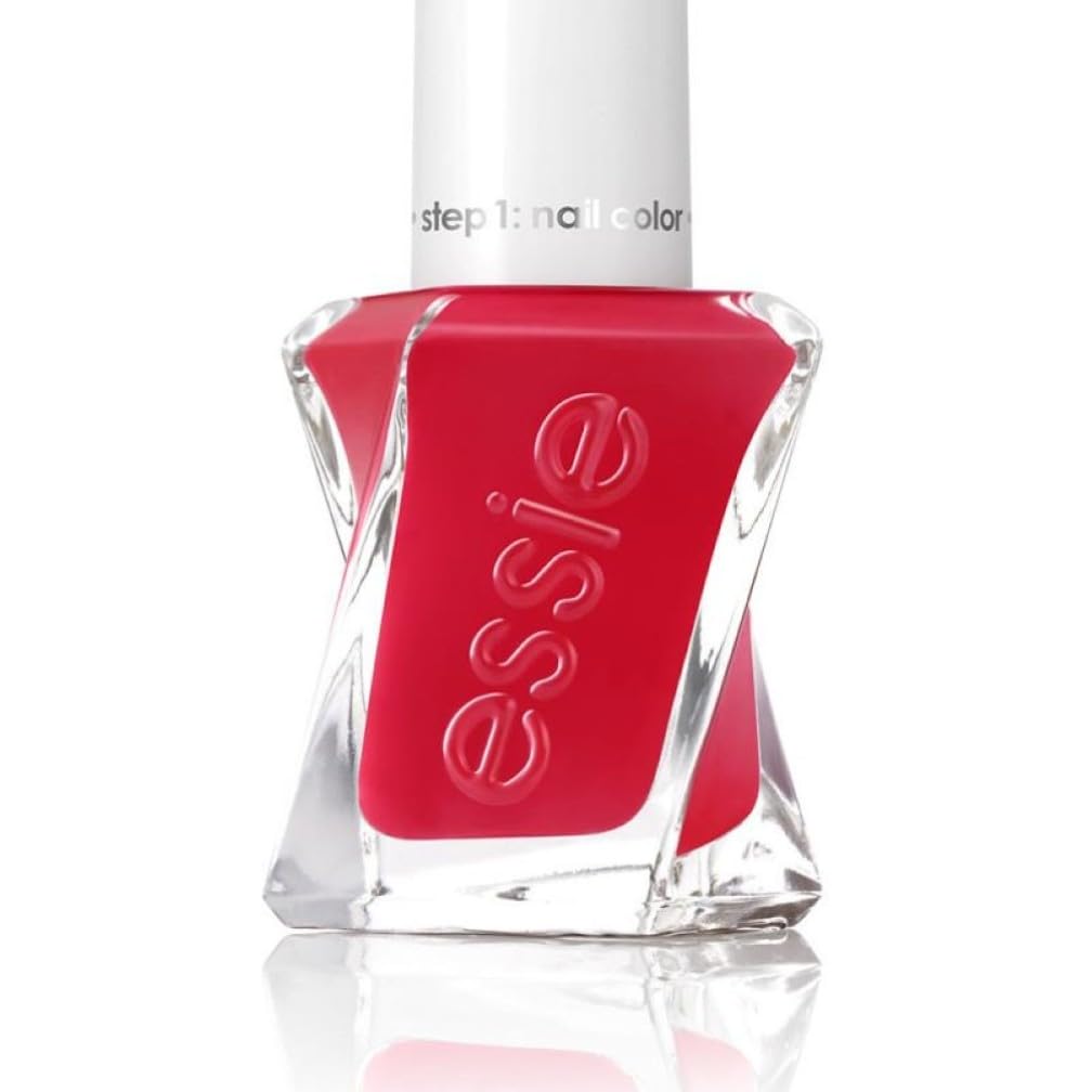 Essie Gel Couture Nail Polish, Longlasting, Chip Resistant, No UV Lamp Required, Sizzling Hot, 13.5 ml