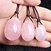 Yujianni Set of YONI Eggs natural Rose Quartz YoNI Eggs Women Exercious Balls Semi-precious Eggs With Bag