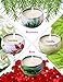Ahyiyou Scented Candles, 100% Soy Wax Tin Candles, Natural Fragrance Candles for Stress Relief and Aromatherapy - 4 Pack Gift Set (Jasmine, Rose, Vanilla, Rosemary)