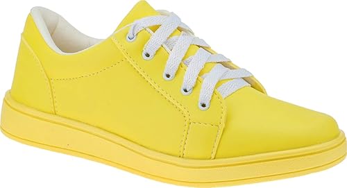 sapatenis amarelo feminino