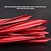 VANWALK 7001 Aluminum Tent Stakes - 6 Pack Cyclone Tent Pegs with Reflective Pull Cords + Drawstring Bag