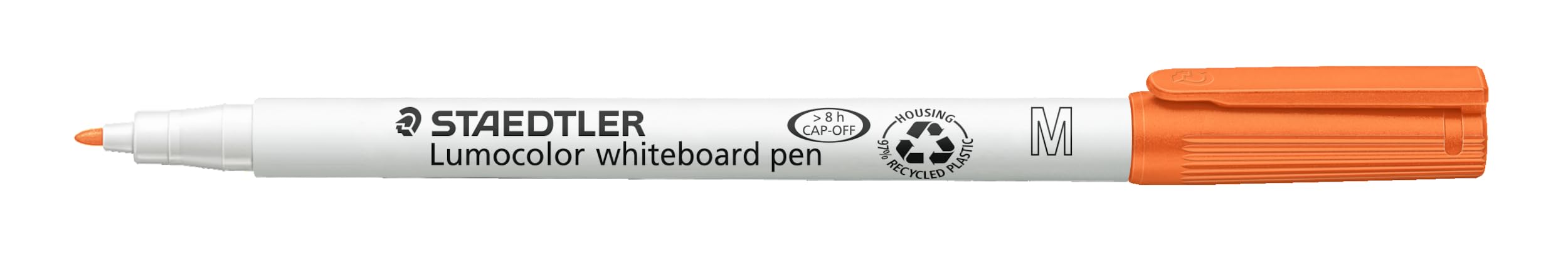 Lumocolor 301-4 Dry Erase Felt Tip Medium 1 Mm Orange, Box of 10 — image 1