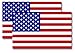Magnet Me Up: American Flag Automotive Magnet Decal - 5x8 inches, 2 Pack, Red White, and Blue - Heavy-Duty for Car, Truck, SUV United States of America Patriotic Auto Accessories, USA Flag Car Magnets