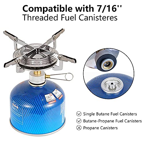 Camping Stove Portable Backpacking Camp Stove Stainless Steel with