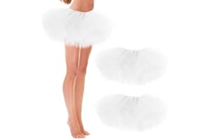 ILHSTY 3 Pack Women Teens Adult Tutu Skirt, 5 Layers Puffy Classic Tulle Tutus Skirts for Women Ballet Run Party Halloween Costume