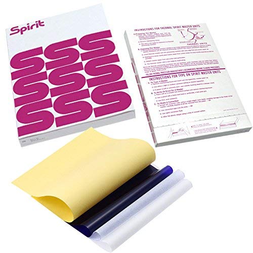 100 Sheets Thermal Tattoo Transfer Paper A4 Size Thermal Stencil Carbon Copier Paper Tattoo Accessories Tattoo Supply