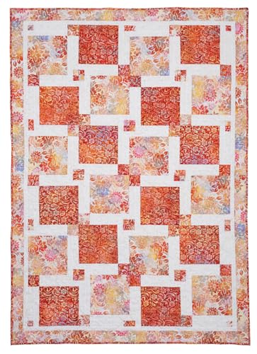 Fabric Cafe Double Focus 3-Yard Quilts - 8 Unique Dual Focus Fabric Quilt Patterns - Economical 3-Yard Method - Versatile Sizes - Clear Instructions