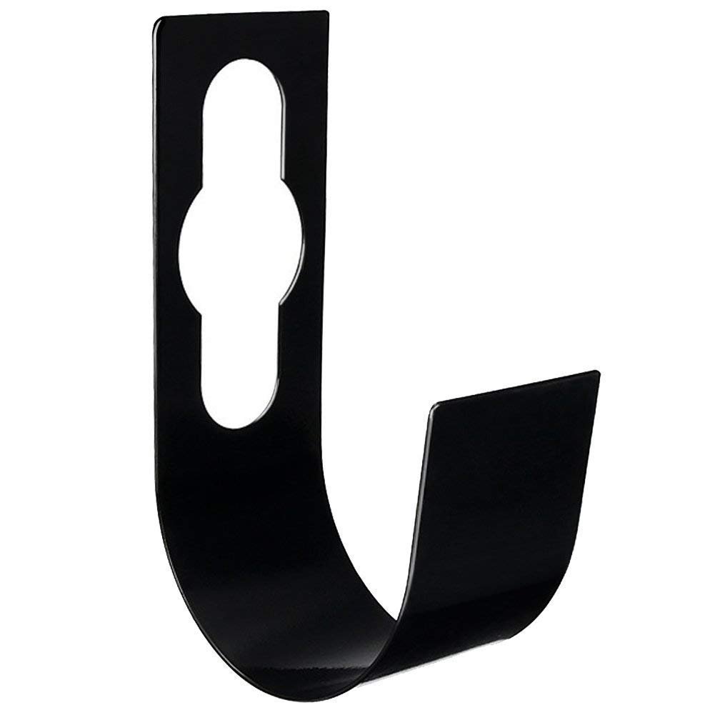 Best Sturdy Garden Spigot Hook Hose Holder, LENPOW Durable Metal Wall Mount Expandable Watering Hose Hanger Hook, Pipe Holder Tidy Hook Reel Tap for 100ft heavy Garden Irrigation Hose - Black