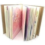 Siixu Colored Notebooks and Journals, Hardcover Beautiful Notebook with a Wooden Box, Personal Diary for Writers, Teen Girls, Women and Men, No Lines Paper, Special Pattern Design