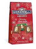 Ghirardelli Chocolate Squares, Milk and White Holiday Impressions Bag, 8.24 oz.