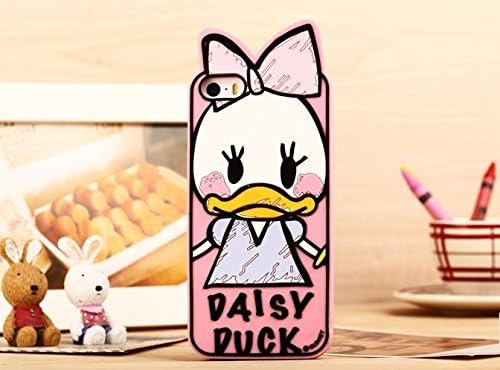 Amazon ディズニー Iphone 5 5s 専用 スマートフォン 用 シリコン ソフト カバー らくがき 風 デイジー Disney スマホ ケース グッズ 輸入品 おもちゃ雑貨 ホビー