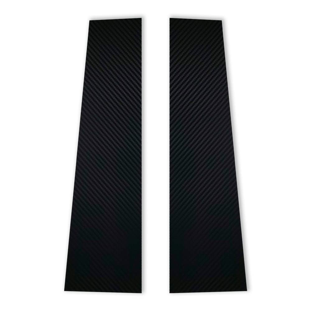 4R Quattroerre.it Stickers Central Mount Covers Fiat 500 and 500 Abarth Carbon