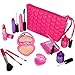 PixieCrush Pretend Play Makeup Kit. Designer Girls Love Set Heart Bag