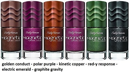 Sally Hansen Magnetic Nail Polish 6-Color Collection
