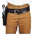Historical Emporium Standard Right Hand Western Holster Plain Leather, Wild West Single Action Revolver Gun Holster