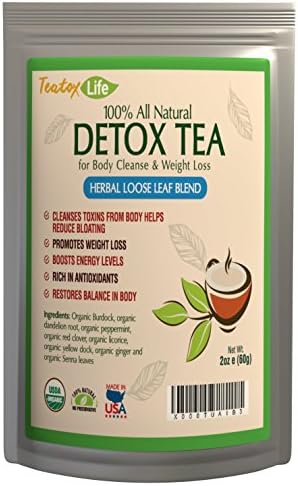 Teatox Life: Skinny mint tea for organic colon detox, promote 14 or 28 day weight loss, liver cleanse and digestion | Made in USA| USDA Certified